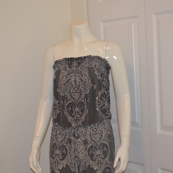 Gray paisley jumpsuit INC medium - Picture 8 of 8